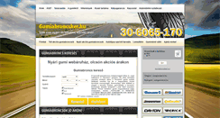 Desktop Screenshot of gumiabroncsker.hu